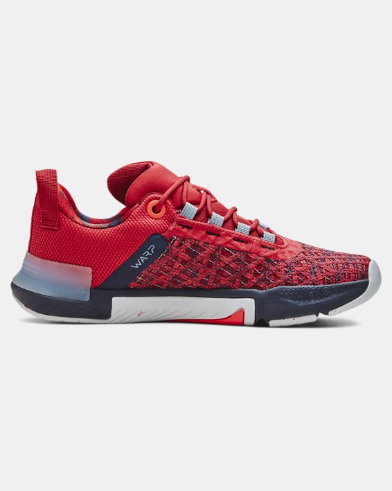 Men's UA TriBase™ Reign 5 Training Shoes in Red image number 6